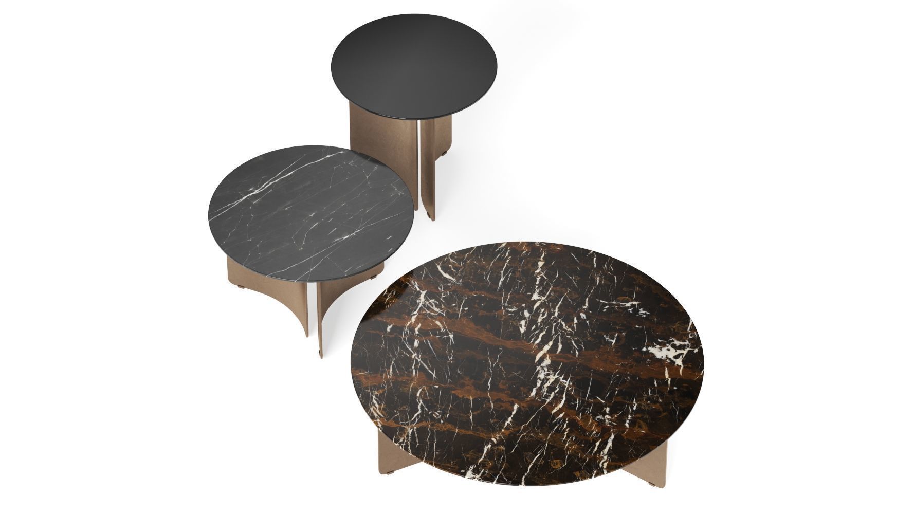 Marelli Wave Coffee Tables 3D model_1