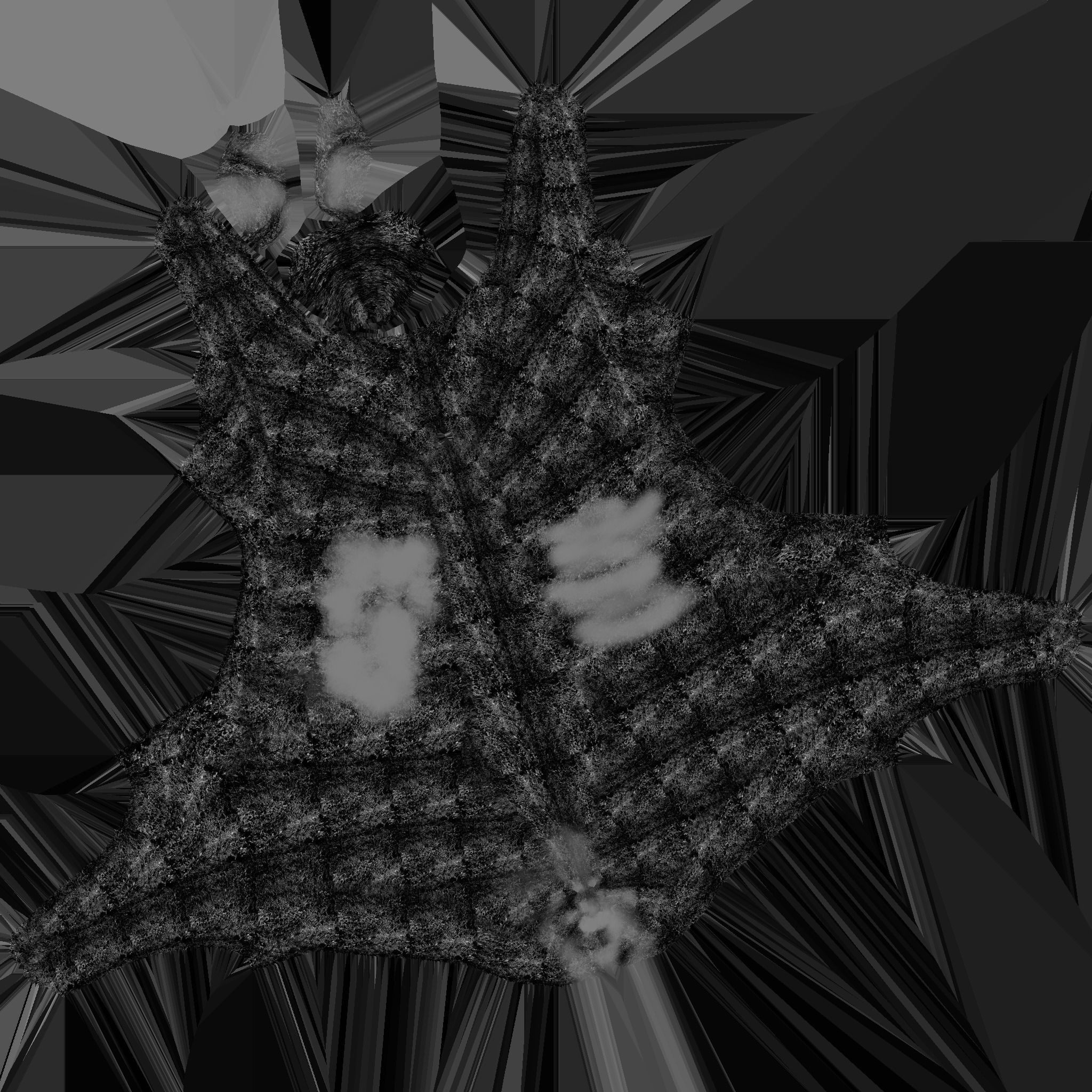 Hound Hell PBR texture Low-poly 3D model_7