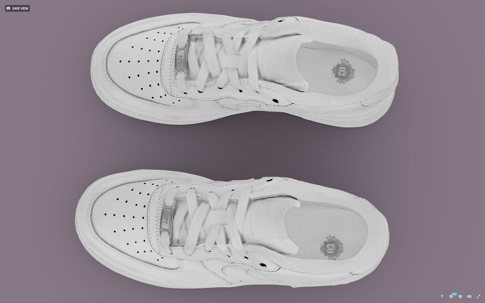Nike Air Force 1 one Low Nike 3D model 3D model_8