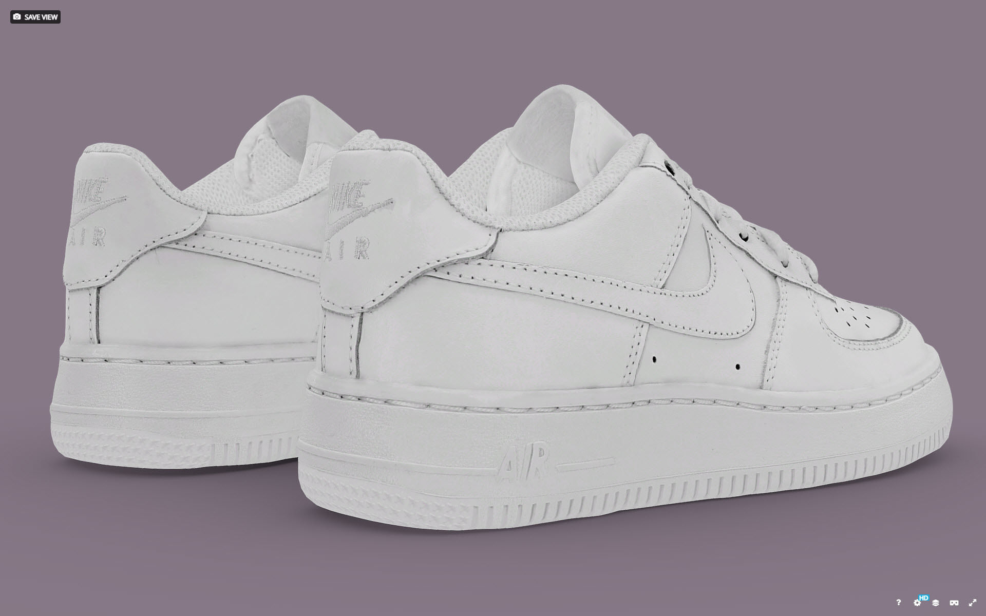 Nike Air Force 1 one Low Nike 3D model 3D model_3