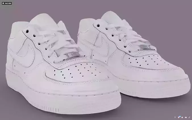 Nike Air Force 1 one Low Nike 3D model 3D model