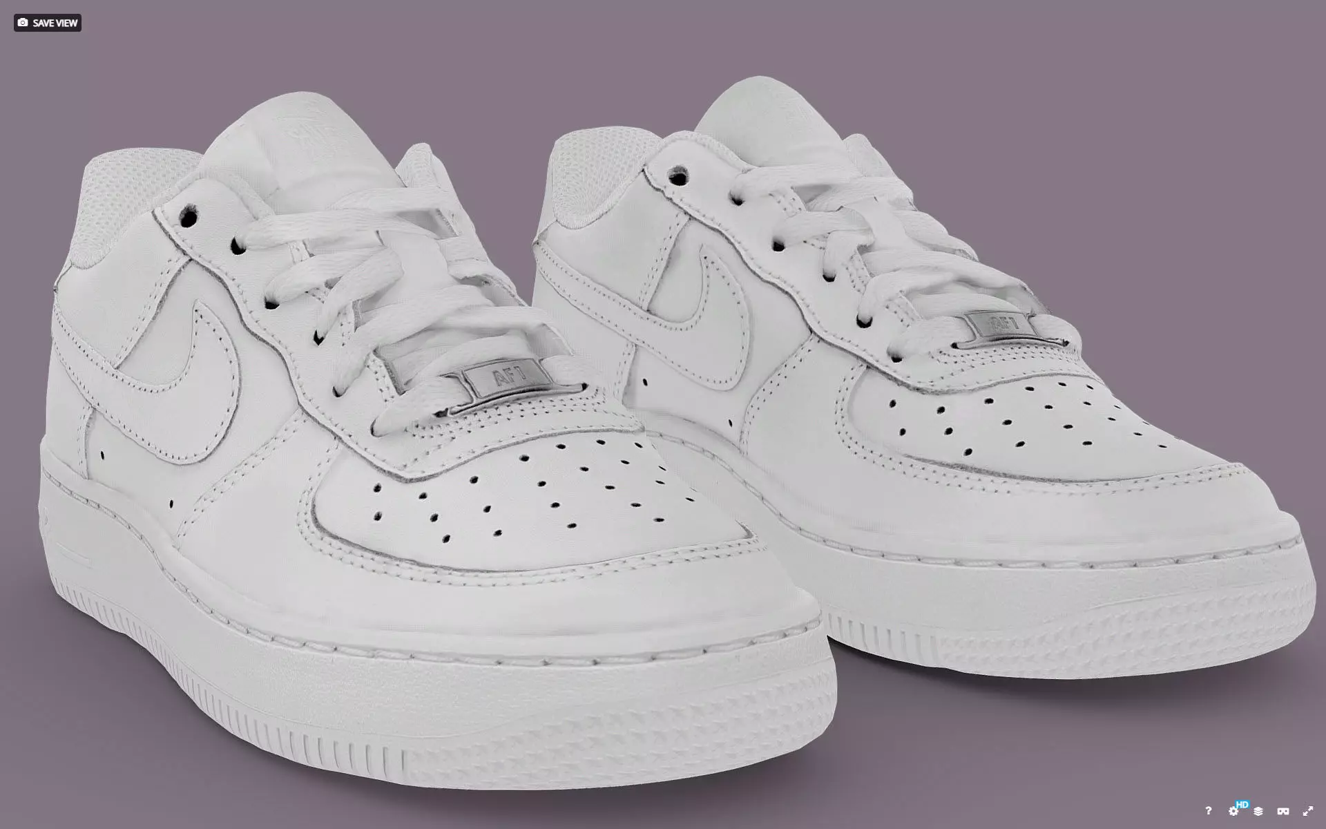 Nike Air Force 1 one Low Nike 3D model 3D model_0