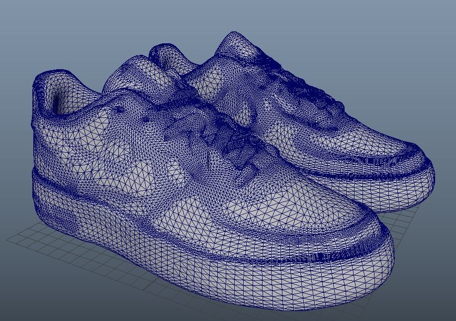 Nike Air Force 1 one Low Nike 3D model 3D model_11