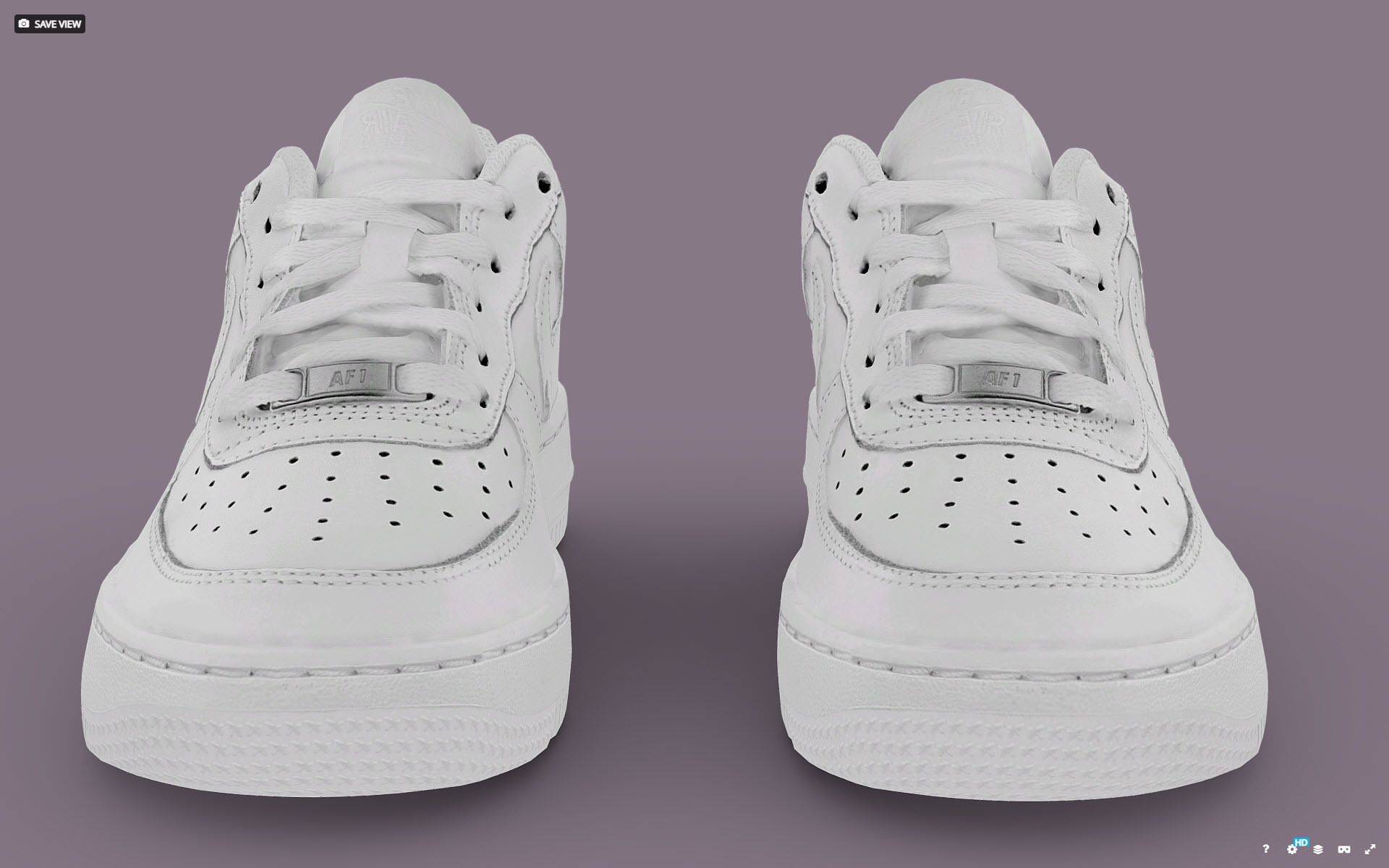 Nike Air Force 1 one Low Nike 3D model 3D model_5