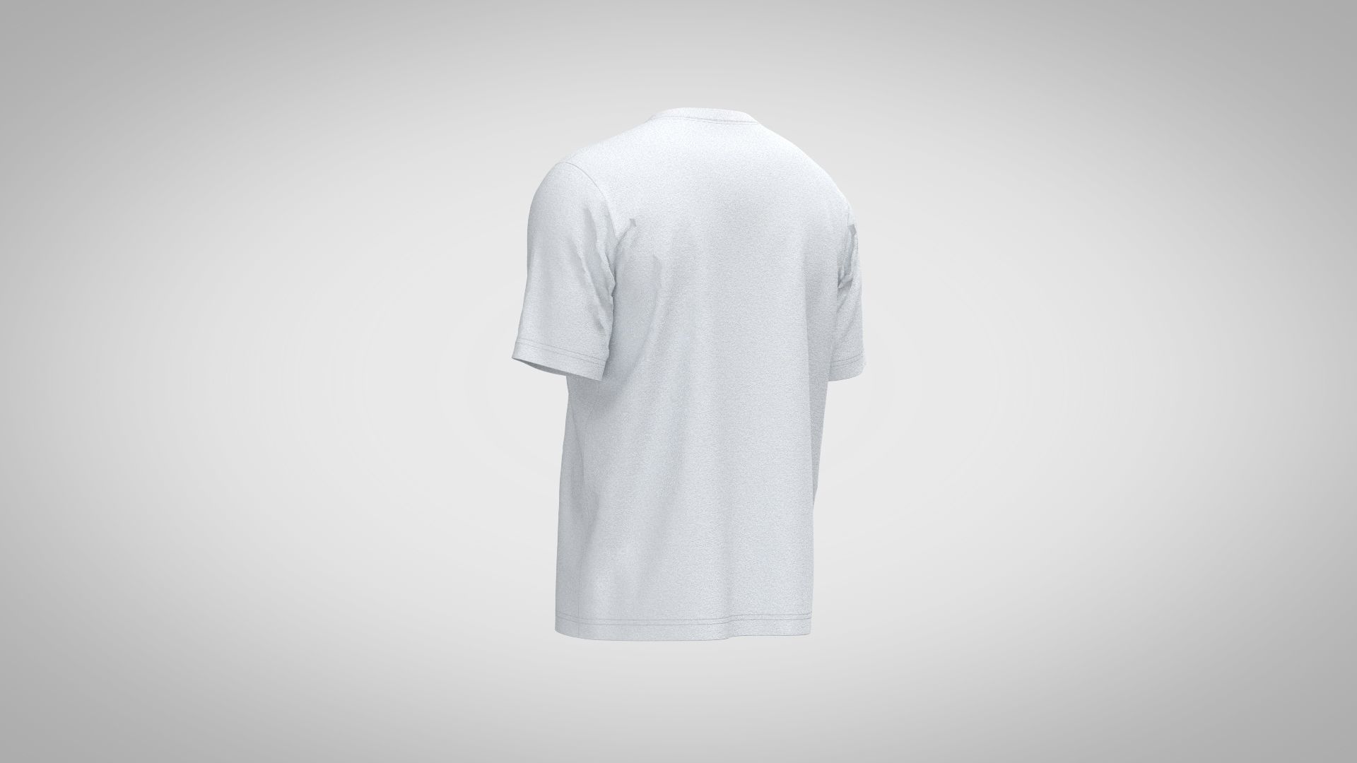T Shirt short sleeve 3D model_8