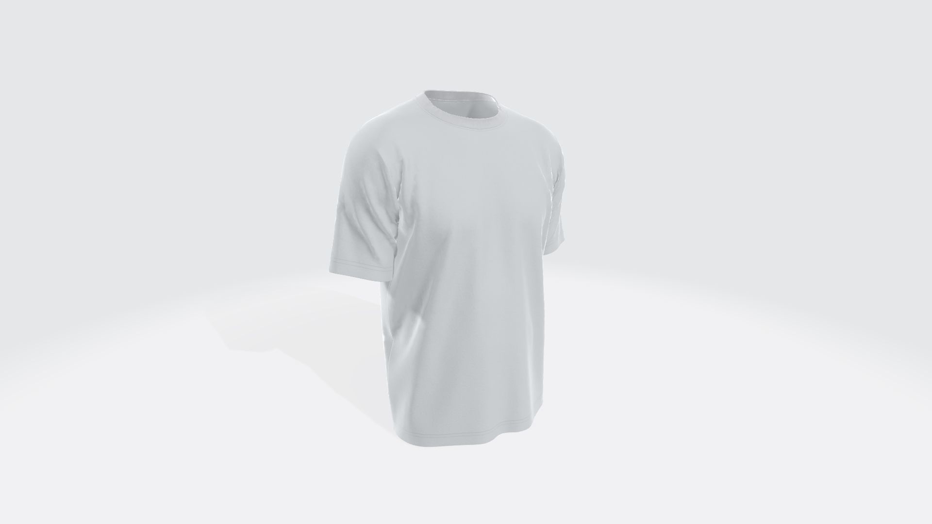 T Shirt short sleeve 3D model_9