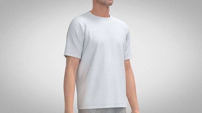 T Shirt short sleeve 3D model