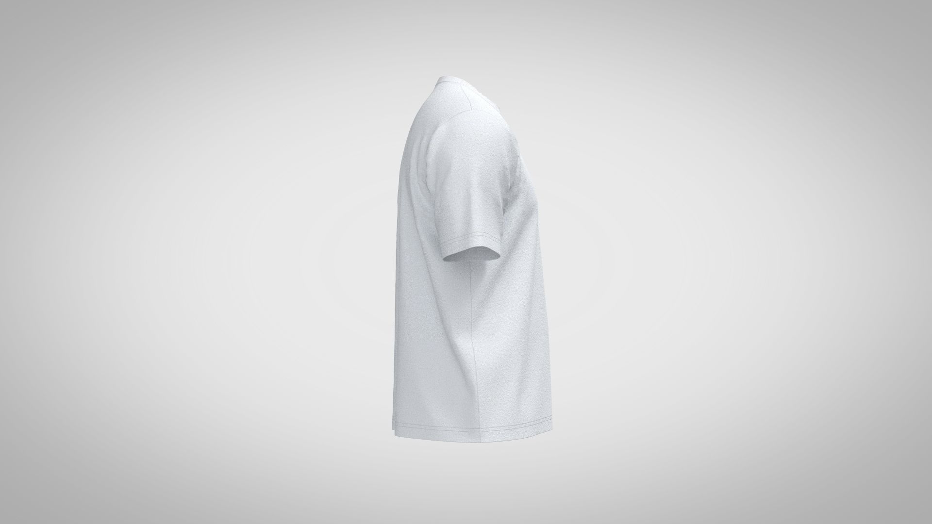 T Shirt short sleeve 3D model_7