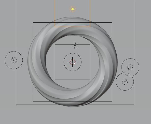 RingC gold ring 3D model_1