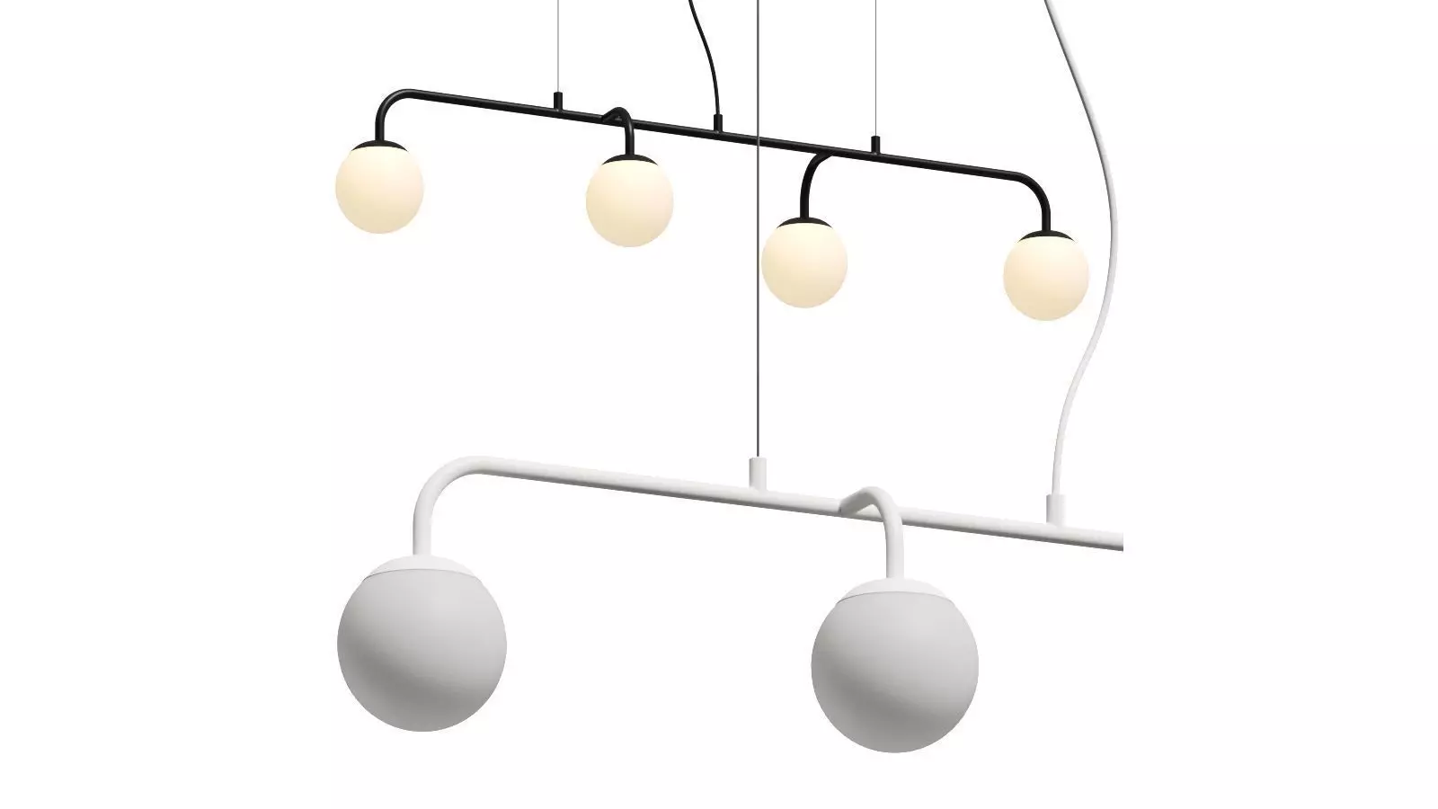 Lucande Rama Pendant Lamp 3D model_0