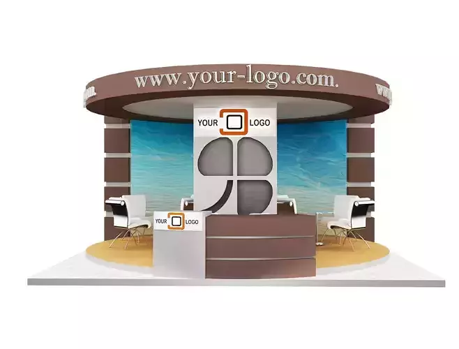  Booth Exhibition Stand a596b 