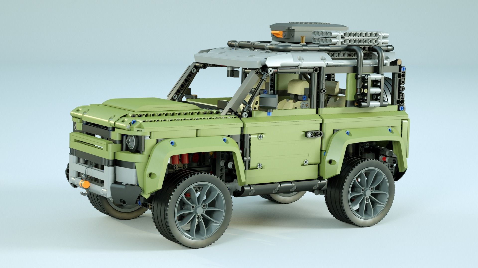 LEGO Jeep 4x4  3D model_1