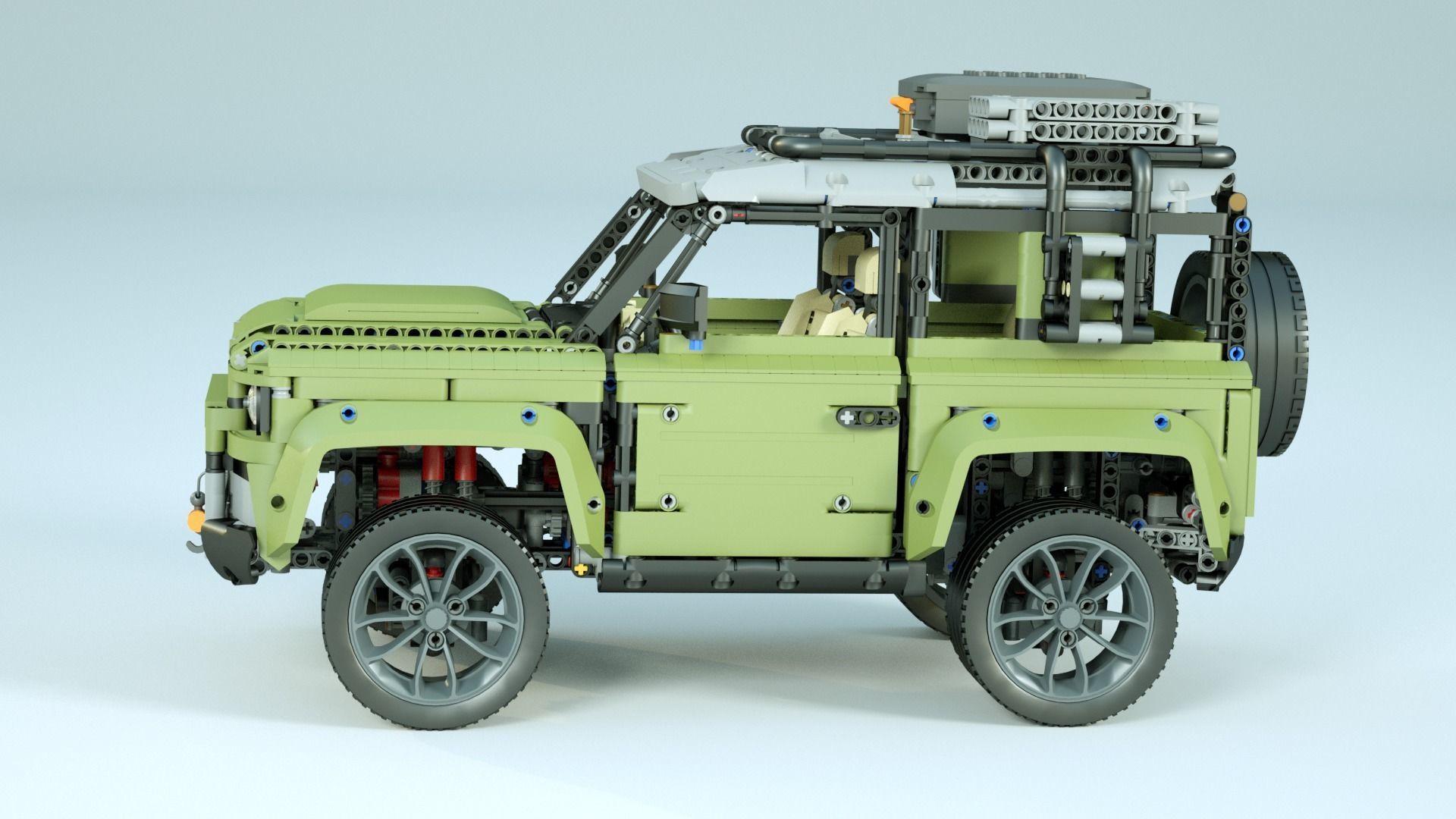 LEGO Jeep 4x4  3D model_2