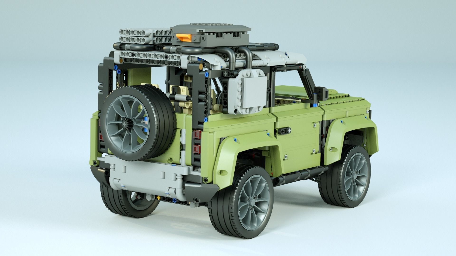 LEGO Jeep 4x4  3D model_4