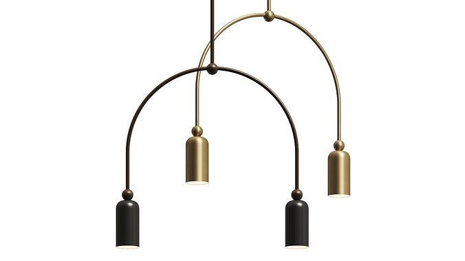 Il Fanale Madame Pendant Lamp 3D model