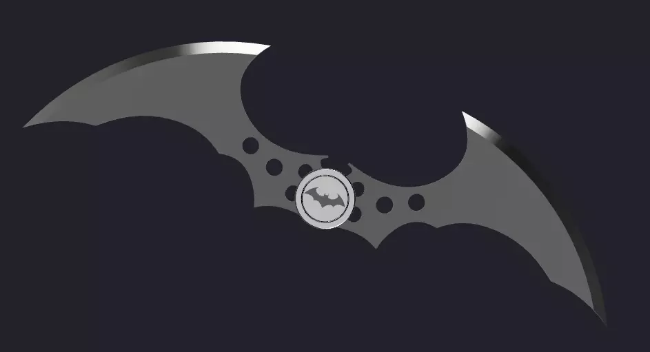 Batman Arkham trilogy - Batarang 3D print model