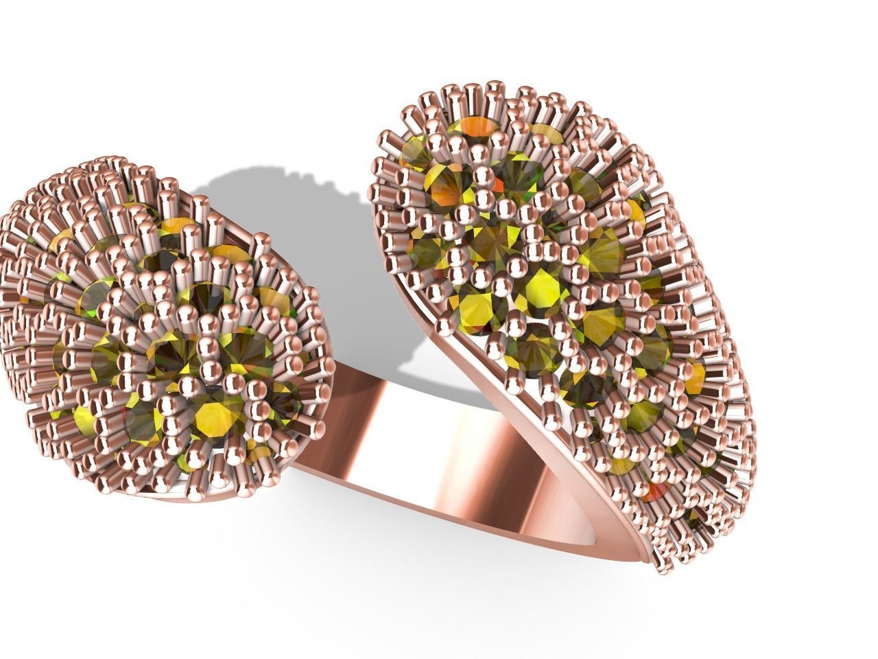 pave bypass ring stl verified  3D print model_12