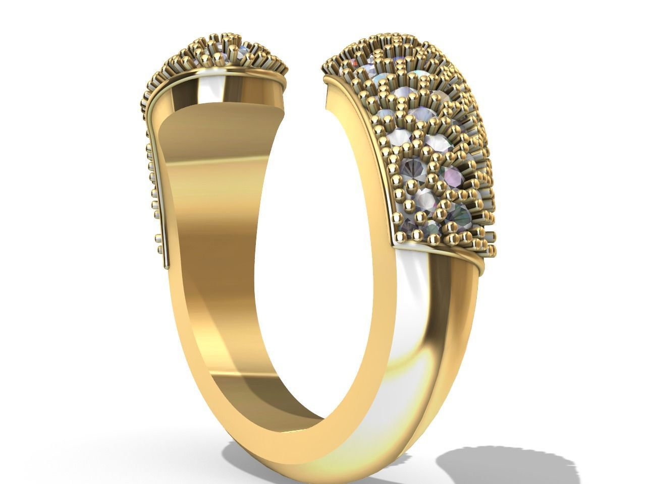 pave bypass ring stl verified  3D print model_2