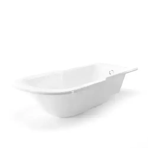 White Porcelain Bathtub