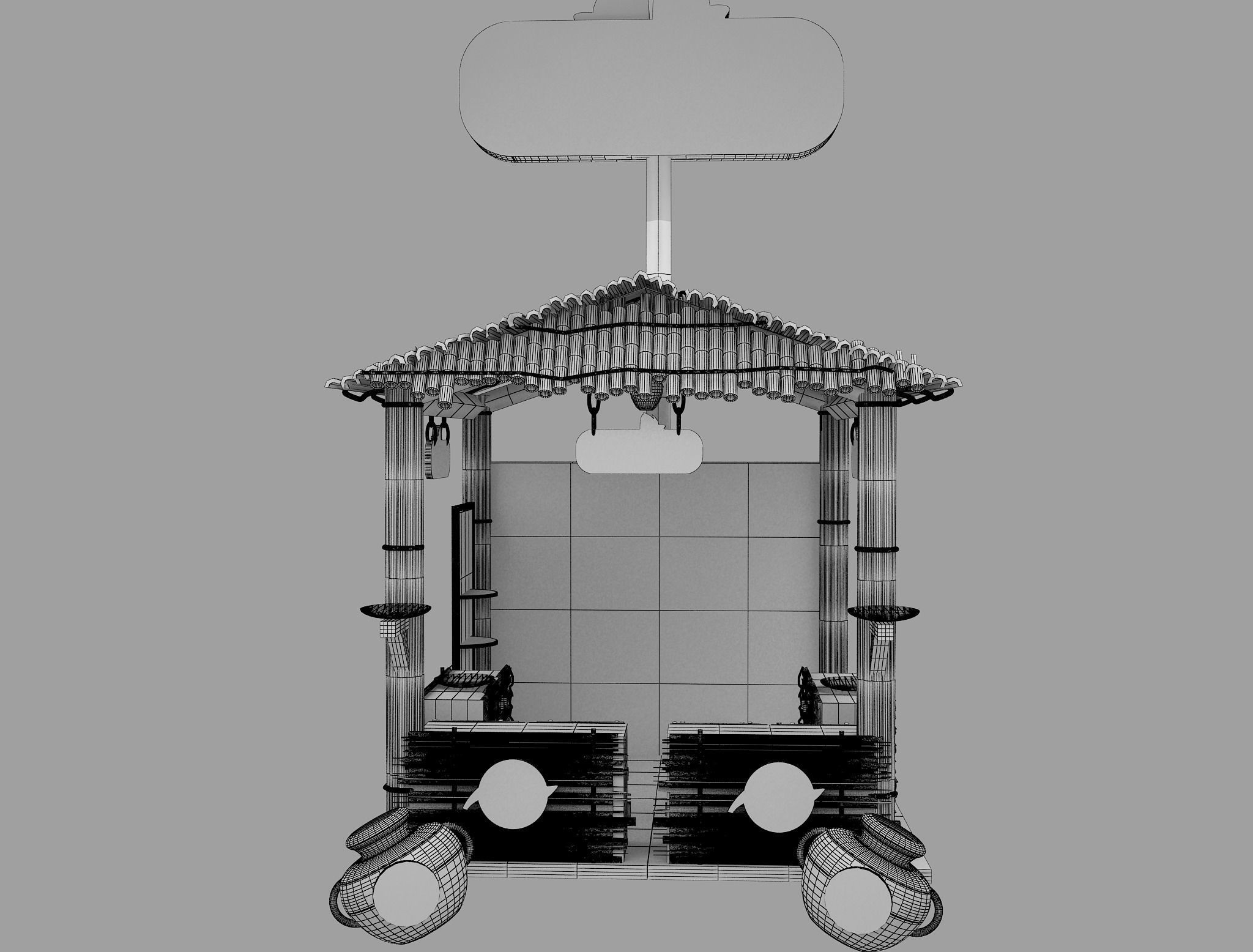 Booth Exhibition Stand a597c 3D model_5