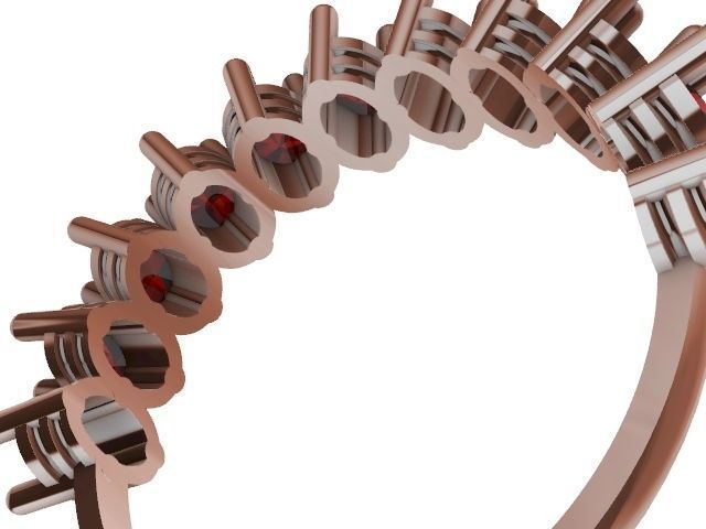 oval diamond prong setting ring stl verified 3D print model_14