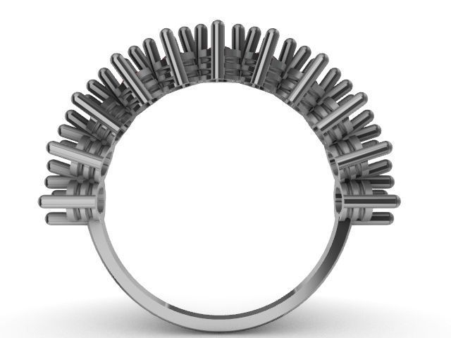 oval diamond prong setting ring stl verified 3D print model_11