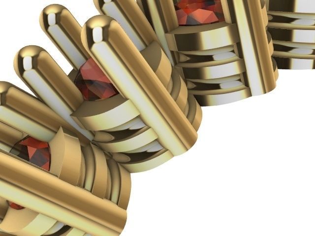 oval diamond prong setting ring stl verified 3D print model_7