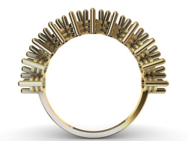 oval diamond prong setting ring stl verified 3D print model_5