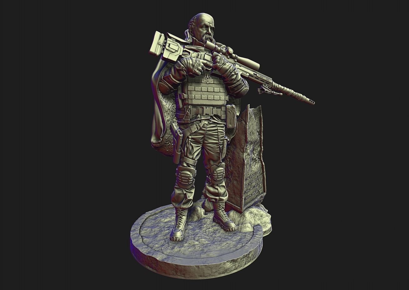 Knight of Ukraine 3D print model_1