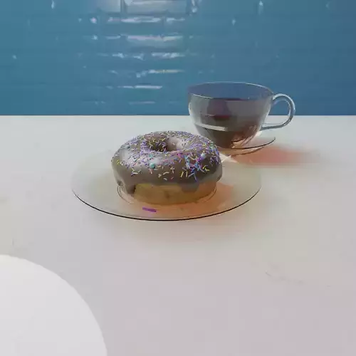 Donut with sprinkles