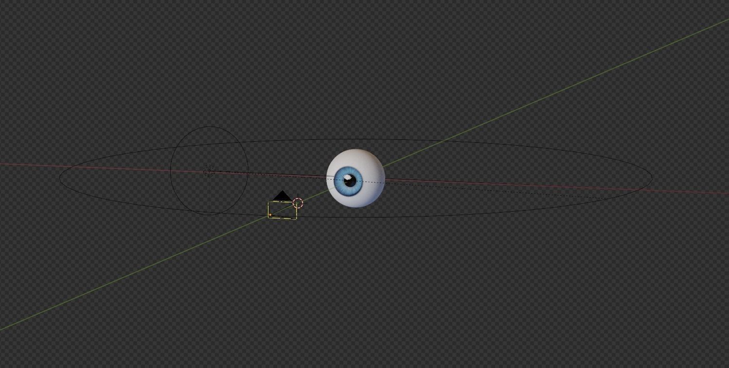 Disney style Eye 3D model_3