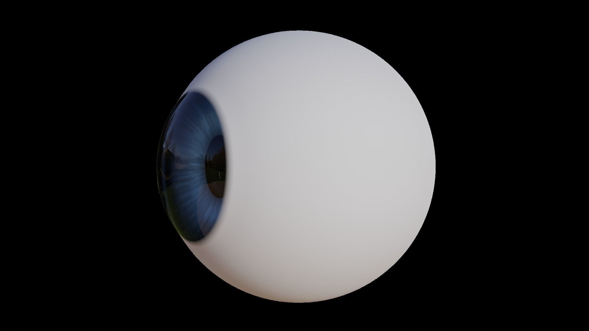 Disney style Eye 3D model_2