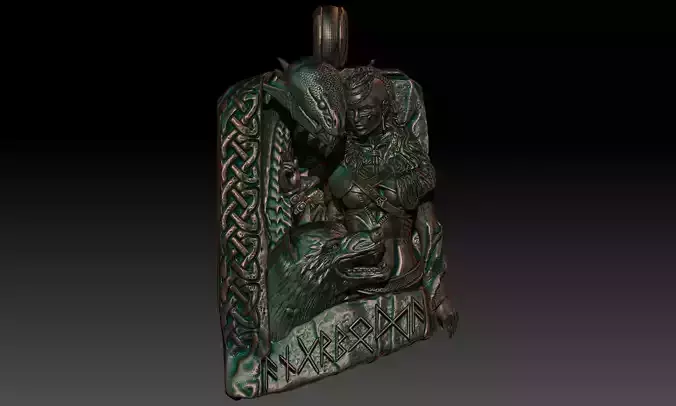 Angrboda pendant