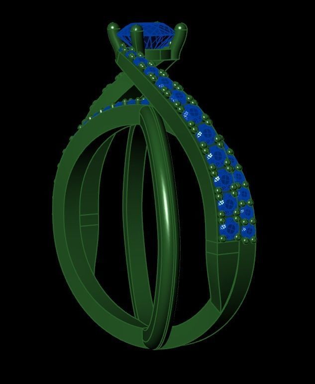 SINGLE RING 3D print model_4