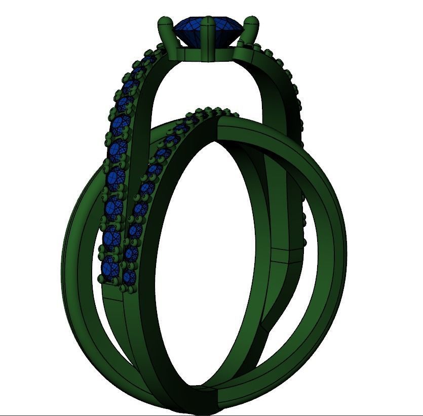 SINGLE RING 3D print model_6