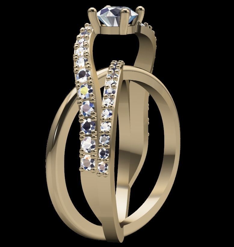 SINGLE RING 3D print model_1