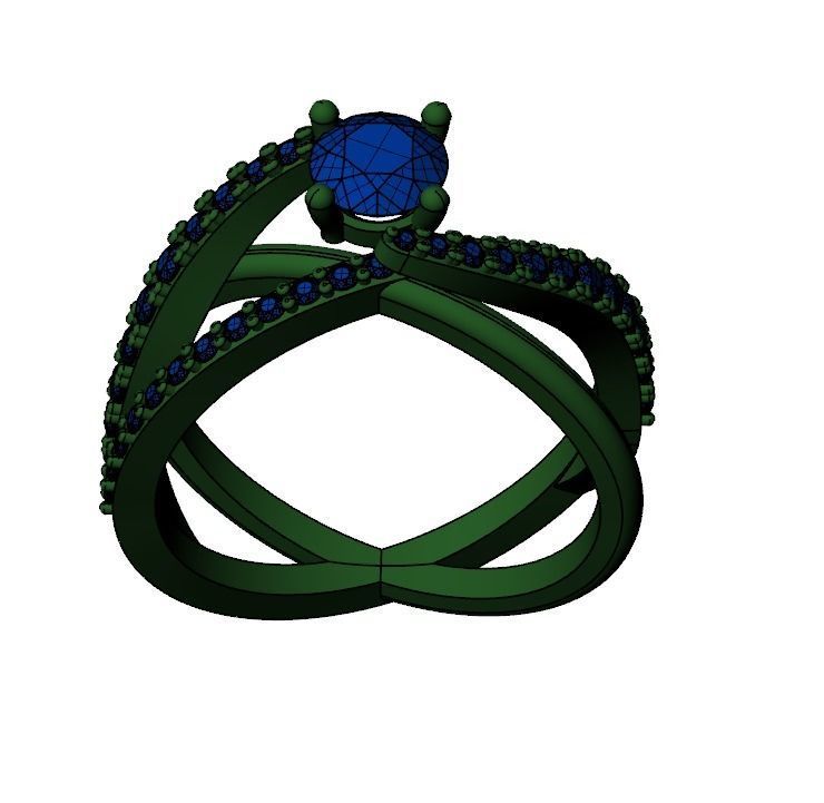 SINGLE RING 3D print model_5