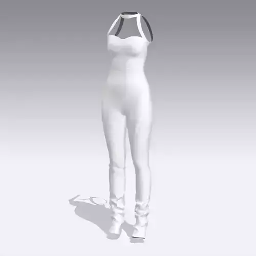 WHITE JUMPSUIT LOOK MODERN ELEGANCE