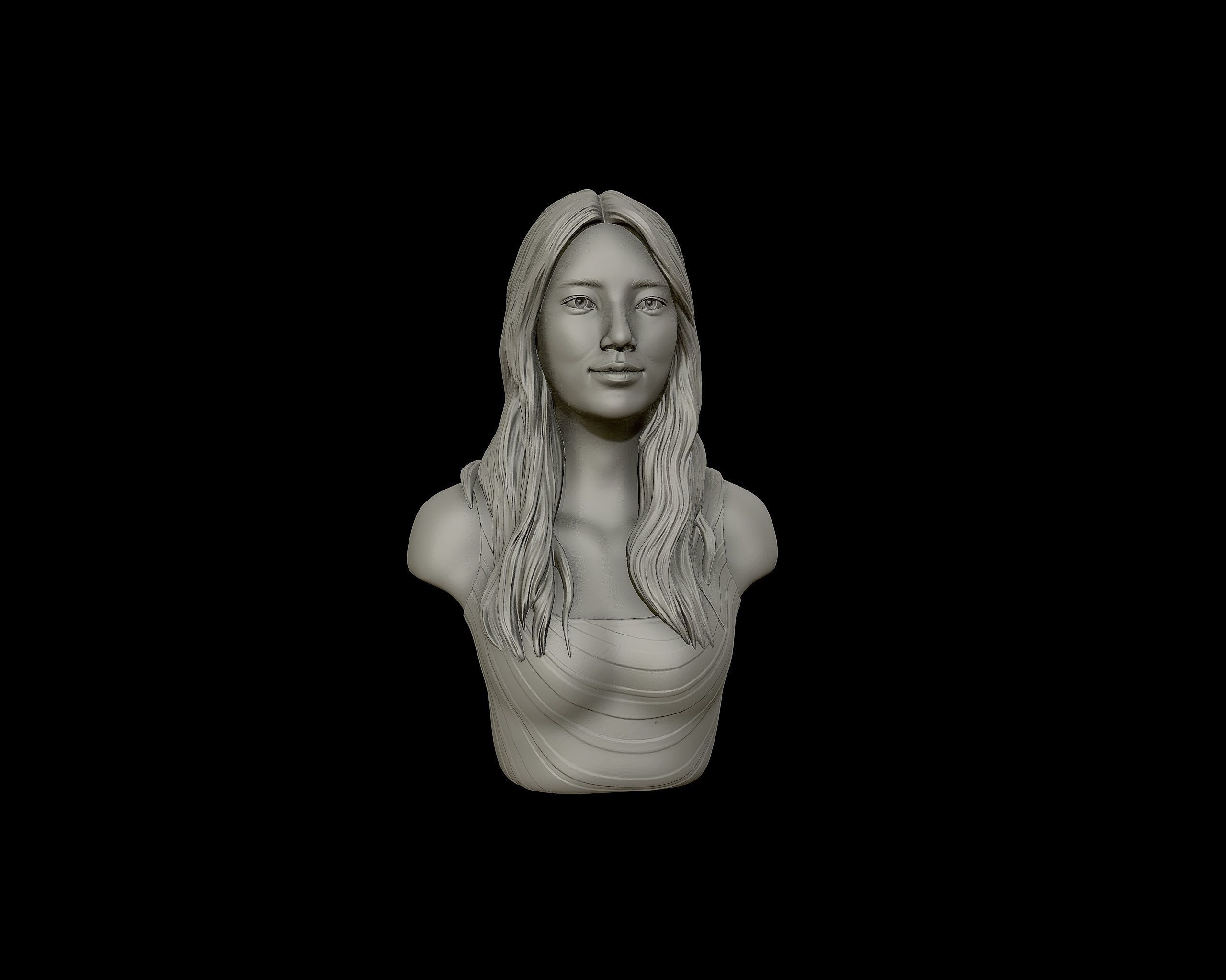 Bae Suzy  3D Portrait Sculpture 3D print model_30