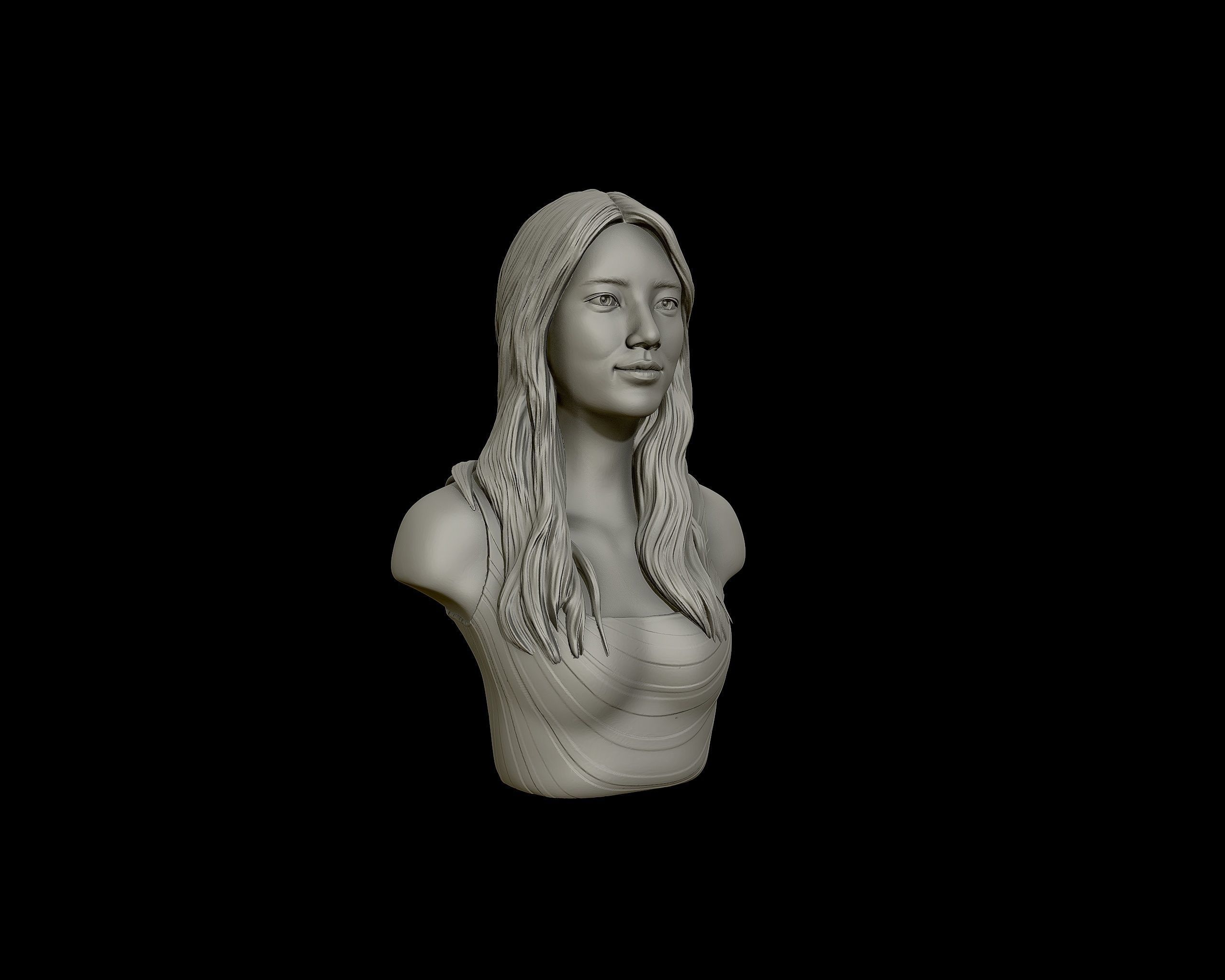Bae Suzy  3D Portrait Sculpture 3D print model_28
