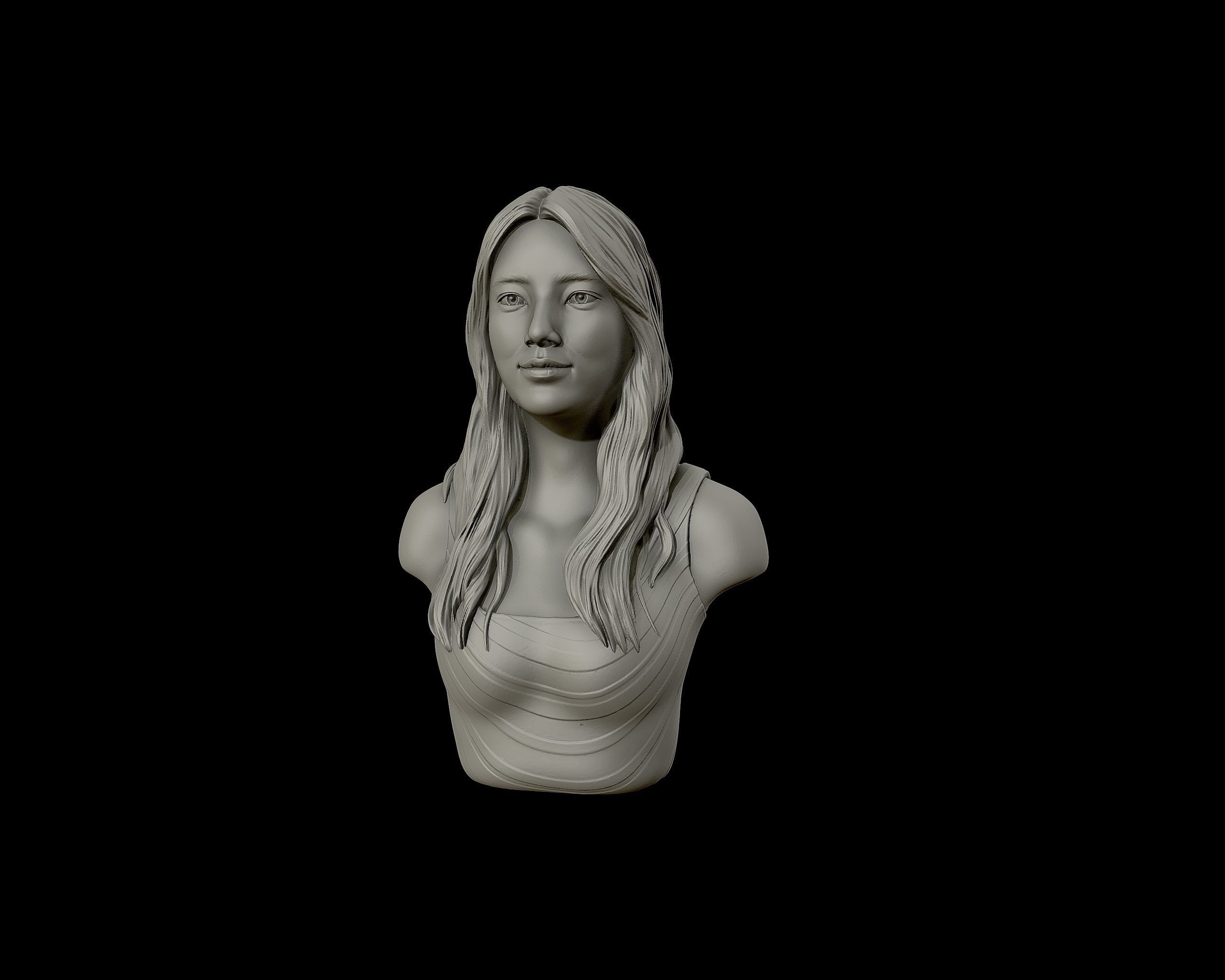 Bae Suzy  3D Portrait Sculpture 3D print model_17
