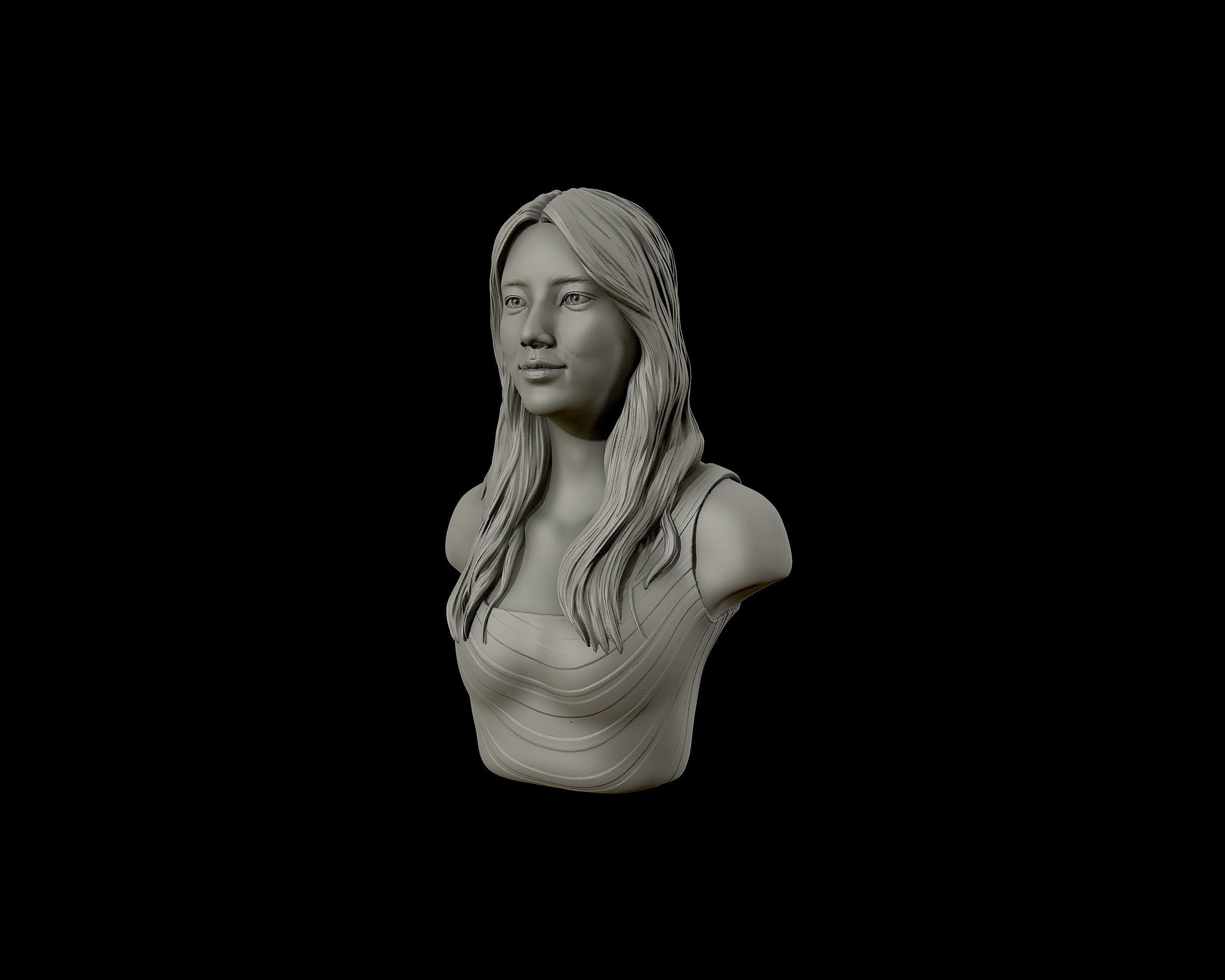 Bae Suzy  3D Portrait Sculpture 3D print model_18