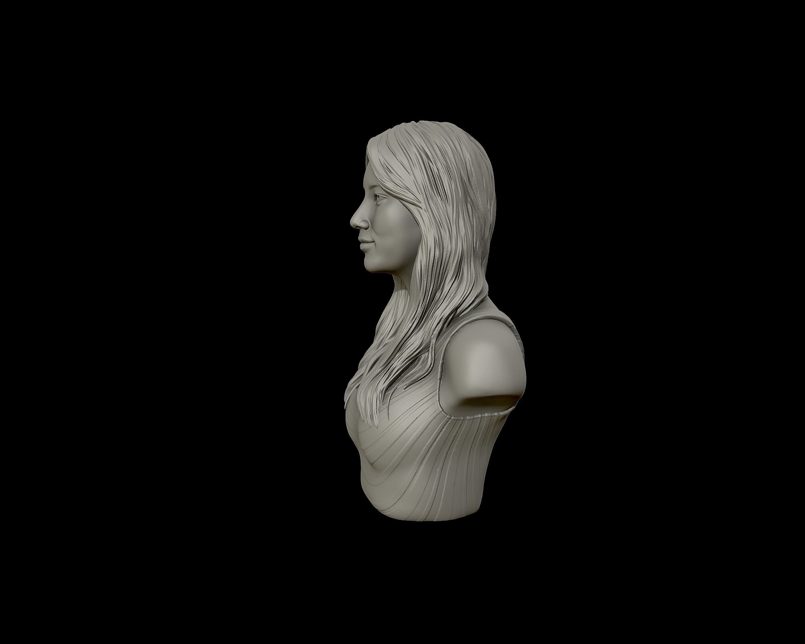 Bae Suzy  3D Portrait Sculpture 3D print model_21