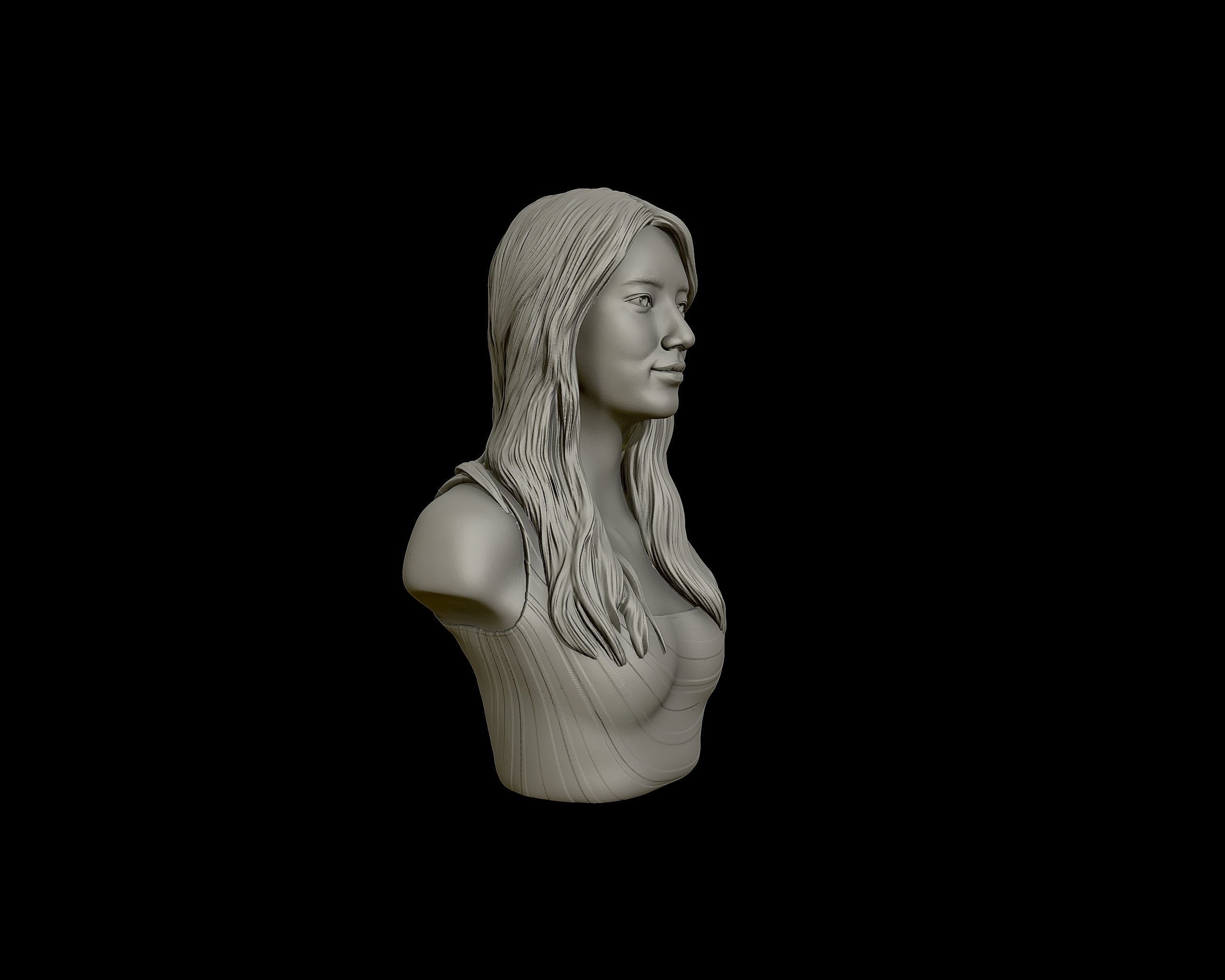 Bae Suzy  3D Portrait Sculpture 3D print model_27