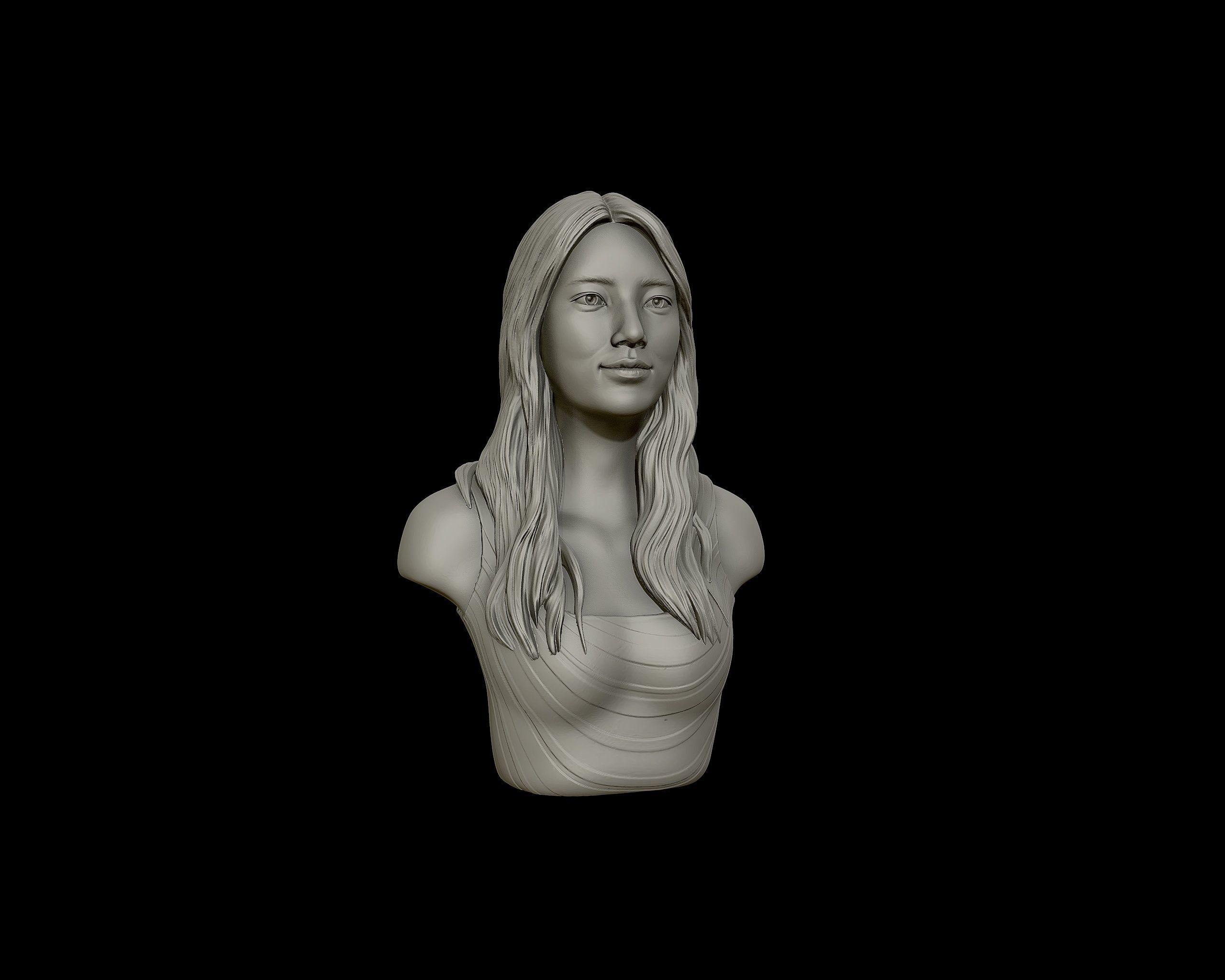Bae Suzy  3D Portrait Sculpture 3D print model_29