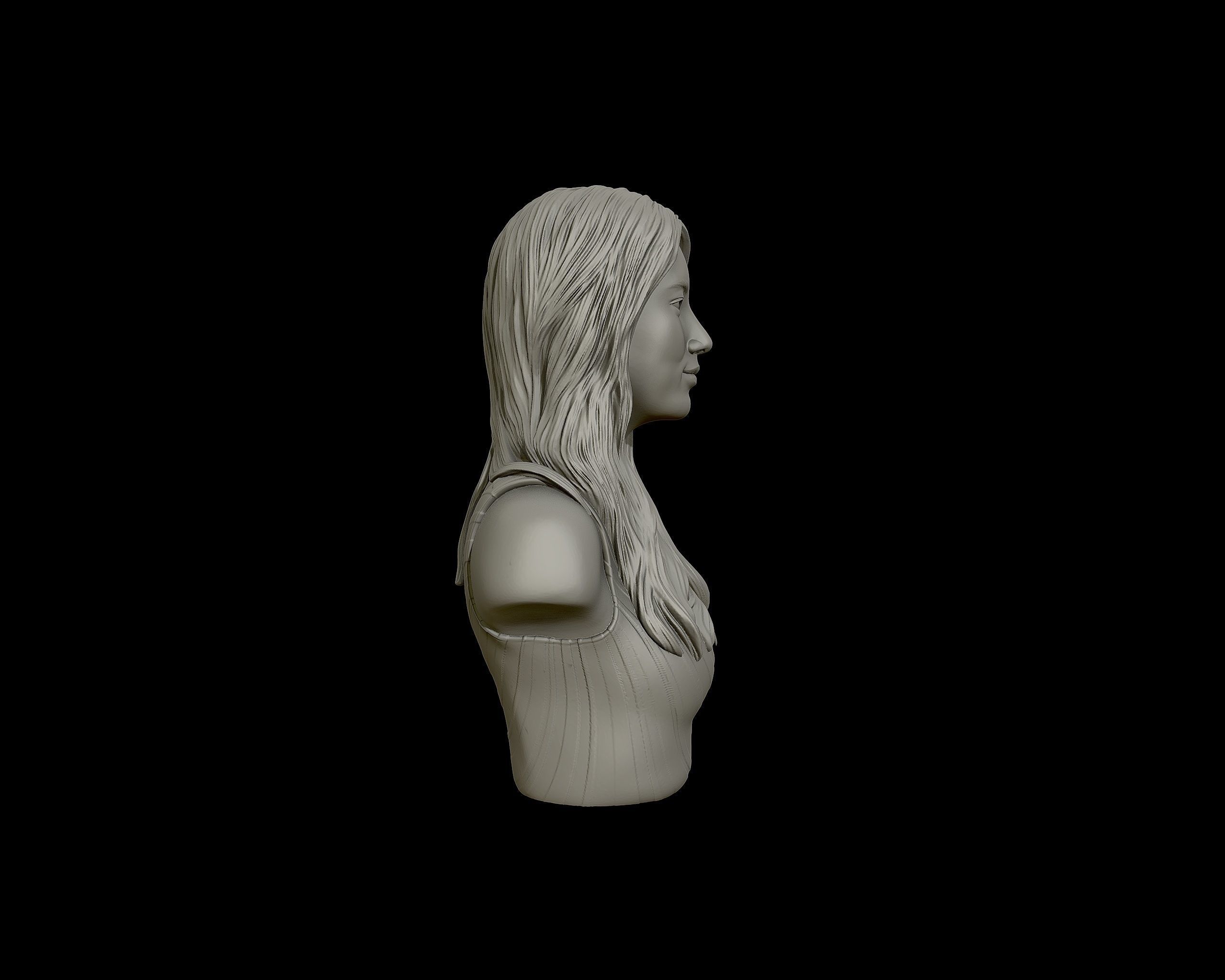 Bae Suzy  3D Portrait Sculpture 3D print model_26