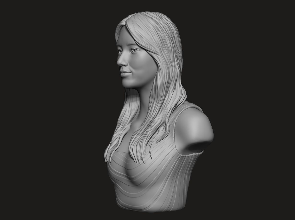 Bae Suzy  3D Portrait Sculpture 3D print model_4