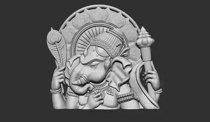 LORD SHRI GANESHA GANAPATI DADA PILLAIYAR VINAYAKA 3D print model