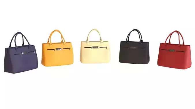 Ladies Handbag PBR 3D model