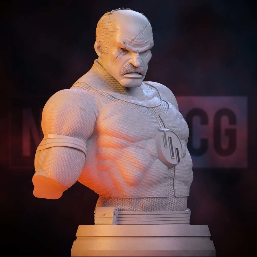 Fan Art Conquest from Invincible - Bust 3D print model_9